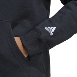 adidas Essentials Linear Hoodie Damen 095A - black/white XS