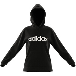 adidas Essentials Linear Hoodie Damen 095A - black/white XS