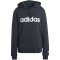 adidas Essentials Linear Hoodie Damen 095A - black/white XS