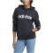 adidas Essentials Linear Hoodie Damen 095A - black/white XS