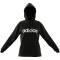 adidas Essentials Linear Hoodie Damen 095A - black/white L