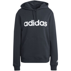 adidas Essentials Linear Hoodie Damen 095A - black/white XL