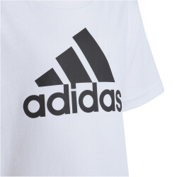 adidas Essentials Logo T-Shirt Kinder 001A - white/black 128