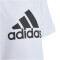 adidas Essentials Logo T-Shirt Kinder 001A - white/black 128