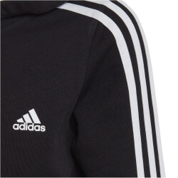 adidas Essentials Full-Zip Sweatjacke Kinder 095A - black/white 128