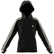 adidas Essentials Full-Zip Sweatjacke Kinder 095A - black/white 128
