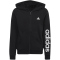 adidas Essentials Linear Logo Sweatjacke Kinder 095A - black/white 152