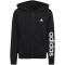 adidas Essentials Linear Logo Sweatjacke Kinder 095A - black/white 152