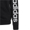 adidas Essentials Linear Logo Sweatjacke Kinder 095A - black/white 152