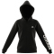 adidas Essentials Linear Logo Sweatjacke Kinder 095A - black/white 152