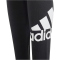 adidas Essentials Big Logo Baumwoll Leggings Kinder 095A - black/white 128