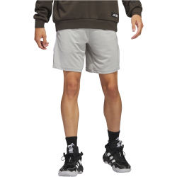 adidas Legends 3-Streifen Basketballshorts Herren ADBD - metgry/white S/7"