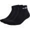 3er Pack adidas Linear Cushioned Ankle Socken 095A - black/white 34-36