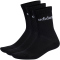 3er Pack adidas Linear Crew Cushioned Socken Herren 095A - black/white 34-36