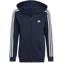 adidas Essentials Fleece Sweatjacke Kinder AA35 - legink/white 152