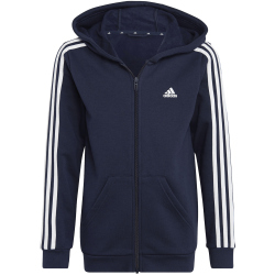 adidas Essentials Fleece Sweatjacke Kinder AA35 - legink/white 152