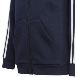 adidas Essentials Fleece Sweatjacke Kinder AA35 - legink/white 152