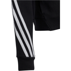 adidas Future Icons 3-Streifen Sweatjacke Kinder 095A - black/white 128