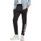 adidas Essentials Single Jersey Elasticized Cuff Logo Jogginghose Herren 095A - black S