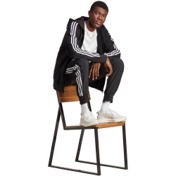 adidas Aeroreday Essentials Tapered Cuff Woven 3-Streifen Jogginghose Herren 095A - black/white S