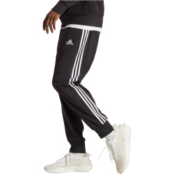 adidas Aeroreday Essentials Tapered Cuff Woven 3-Streifen Jogginghose Herren 095A - black/white M
