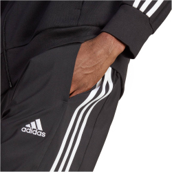 adidas Aeroreday Essentials Tapered Cuff Woven 3-Streifen Jogginghose Herren 095A - black/white XXL