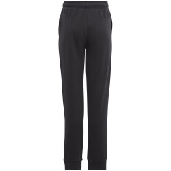 adidas Essentials Linear Logo Jogginghose Kinder 095A - black/white 164