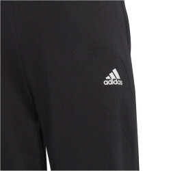 adidas Essentials Linear Logo Jogginghose Kinder 095A - black/white 164