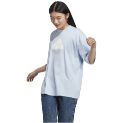 adidas Future Icons Badge of Sport Boyfriend T-Shirt Damen AEST - bludaw S