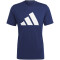 adidas Train Essentials Feelready Logo Training T-Shirt Herren 043A - dkblue/white S
