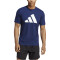 adidas Train Essentials Feelready Logo Training T-Shirt Herren 043A - dkblue/white S