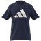 adidas Train Essentials Feelready Logo Training T-Shirt Herren 043A - dkblue/white S