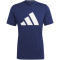 adidas Train Essentials Feelready Logo Training T-Shirt Herren IB8275 - dark blue/white S