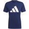 adidas Train Essentials Feelready Logo Training T-Shirt Herren IB8275 - dark blue/white S