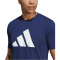 adidas Train Essentials Feelready Logo Training T-Shirt Herren IB8275 - dark blue/white S