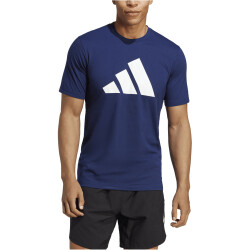 adidas Train Essentials Feelready Logo Training T-Shirt Herren 043A - dkblue/white 3XL/T