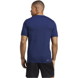 adidas Train Essentials Feelready Logo Training T-Shirt Herren 043A - dkblue/white 3XL/T