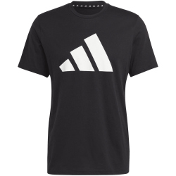 adidas Train Essentials Feelready Logo Training T-Shirt Herren IB8273 - black/white M