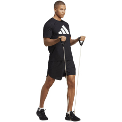 adidas Train Essentials Feelready Logo Training T-Shirt Herren IB8273 - black/white M