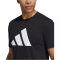 adidas Train Essentials Feelready Logo Training T-Shirt Herren IB8273 - black/white M