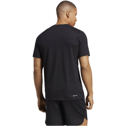 adidas Train Essentials Feelready Logo Training T-Shirt Herren IB8273 - black/white XXL