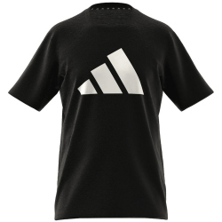 adidas Train Essentials Feelready Logo Training T-Shirt Herren IB8273 - black/white XXL