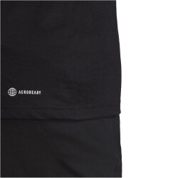 adidas Train Essentials Feelready Logo Training T-Shirt Herren 095A - black/white XXL/T