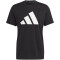 adidas Train Essentials Feelready Logo Training T-Shirt Herren 095A - black/white XXL/T