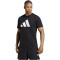 adidas Train Essentials Feelready Logo Training T-Shirt Herren 095A - black/white XXL/T