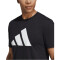 adidas Train Essentials Feelready Logo Training T-Shirt Herren 095A - black/white XXL/T
