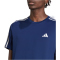 adidas Train Essentials 3-Streifen Trainingsshirt Herren IB8152 - dark blue/white S
