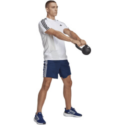 adidas Train Essentials Piqué Trainingsshorts Herren 043A - dkblue/white S