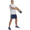 adidas Train Essentials Piqué Trainingsshorts Herren 043A - dkblue/white S