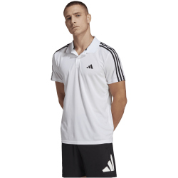 adidas Train Essentials Piqué Training Poloshirt Herren 001A - white/black M